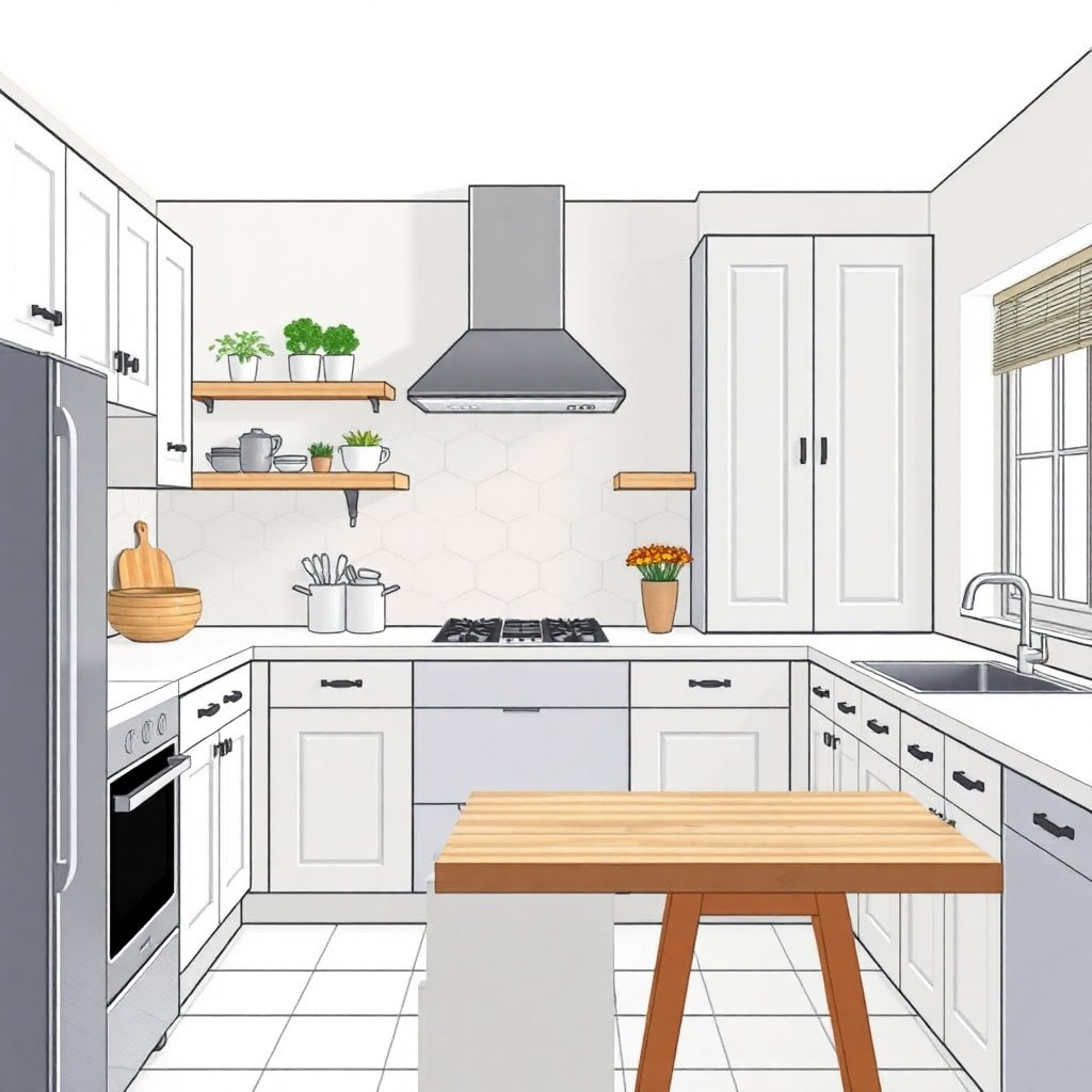 Reforma de cocina moderna